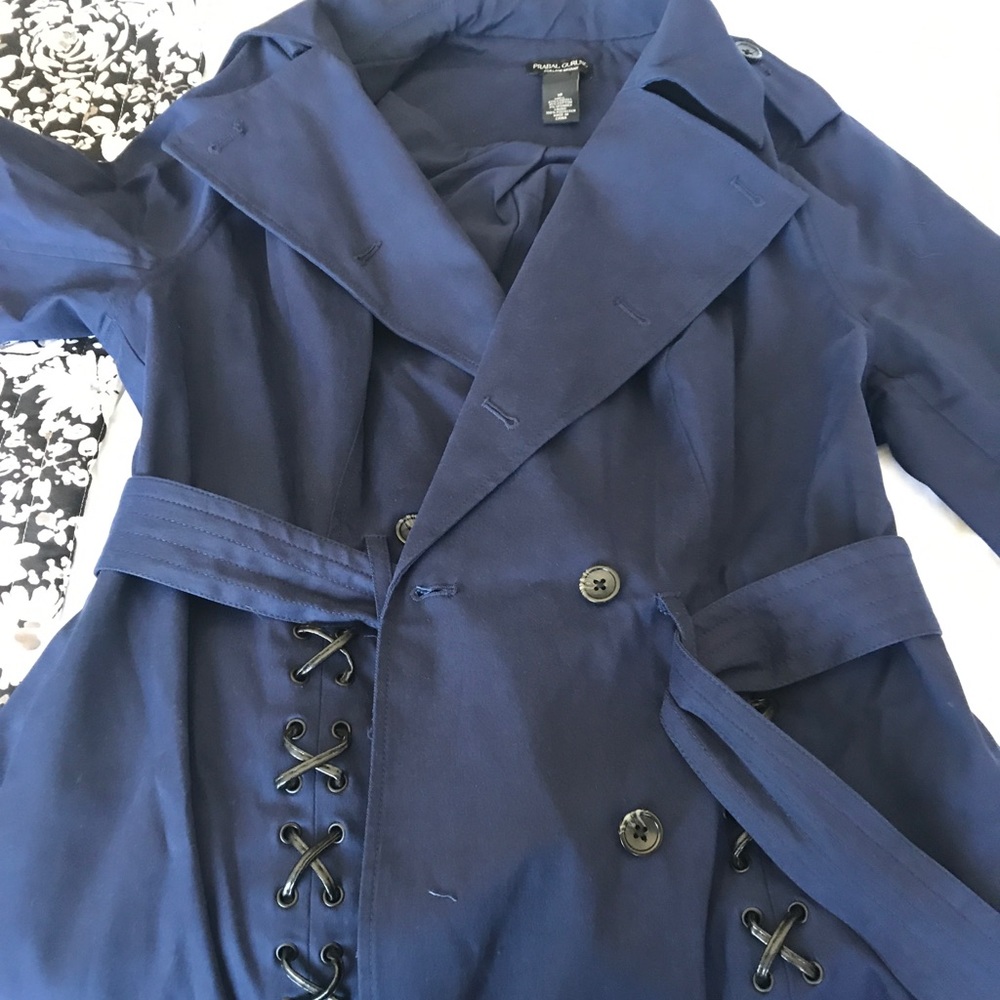 SALE **** Prabal Gurung Trench coat Blue